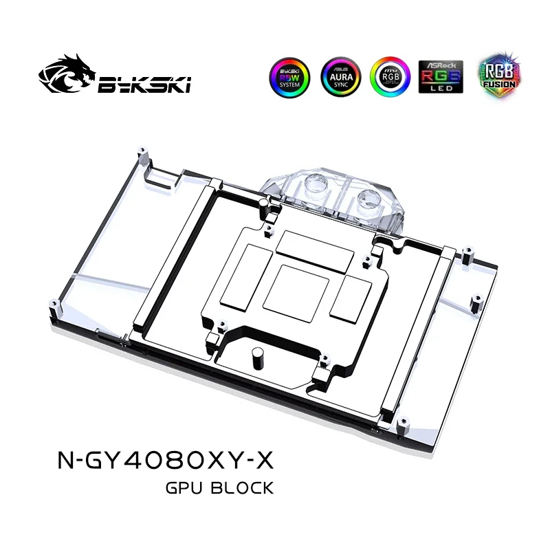 Blok GPU Bykski untuk Kartu Gr - Rtx 4080 Water Cooling Block ulasan dan harga